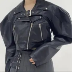 値下げ中！neith tokyo 2way ボレロ ライダース レザージャケット