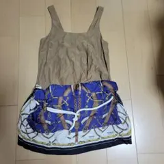 TOGA pulla　スカーフ柄　ミニワンピースのサムネイル