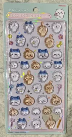 【正規品】ちいかわ　ボンボンドロップシール第1弾　みんな集合