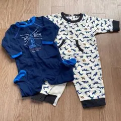 タイムセール‼️PETITBATEAU　ロンパース2点セット60センチ
