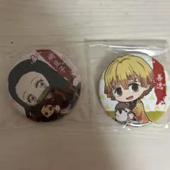 禰豆子と善逸 缶バッジ