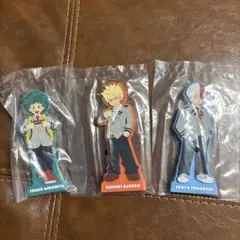 【即日発送】　ヒロアカ 紡がれる想い 一番くじ I賞 ラバースタンド 3つセット