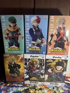 一番くじ 僕のヒーローアカデミア フィギュア 緑谷 爆豪 轟 セット