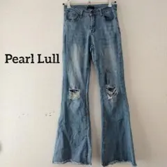 ✨１点物✨ Pearl Lull ブーツカットデニム ジーンズ ライトブルー