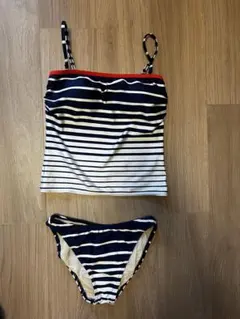 ストライプ柄ビキニセット 三愛水着 Mのサムネイル