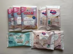 紙おむつ 試供品 まとめ売り　おしり拭きのオマケ付のサムネイル