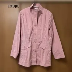LOBJIE ロブジェ ジャケット シャツ スタンドカラー ピンク Lのサムネイル