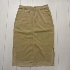 ZARA コーデュロイ スカート