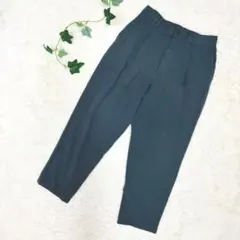 Junred ホットストレージワイドパンツ　L　ダークグリーン　美品