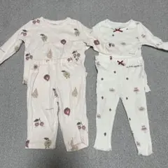 GELATO PIGUE ベビーパジャマ 2セット　要サイズ確認