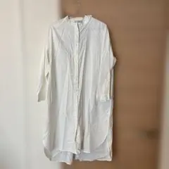 doux bleu リネン混 半袖シャツワンピース | Mercari