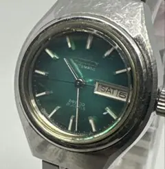 CITIZEN 自動巻き21 JEWELS 緑文字盤　レディース稼働品デイデイトのサムネイル