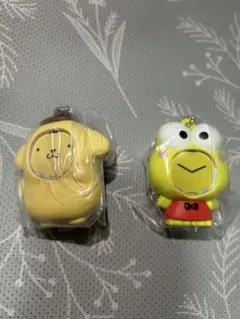 サンリオフォトフレームマスコット ポムポムプリン＆けろけろけろっぴ