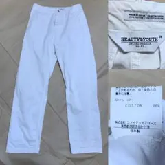BEAUTY&YOUTH UNITED ARROWS ホワイトパンツ 白パンツのサムネイル