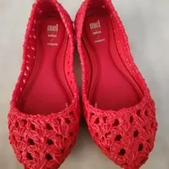 新品未使用♪Melissa Campana サンダル レッド　20.5のサムネイル