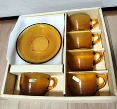 カメイガラス　ティーカップ5個セット