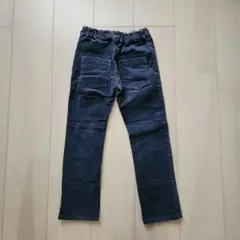 BeBe ダークグレー　ブルーグレー　パンツ ズボン　120 コーデュロイ　ベベ