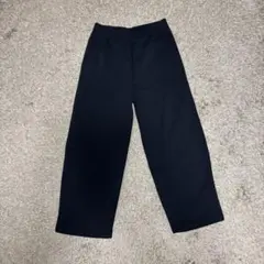 UNIQLO:C スウェットワイドパンツ　ブラック　M