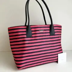 kate spade トートバッグ ナイロン ケイティ マリン ボーダー 新品