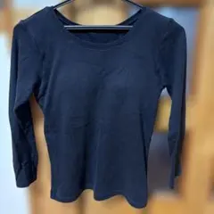 カップ付きブラトップインナー M 黒　しまむら