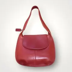 Vintage Coach Ergo Shopper Flap Bag Red