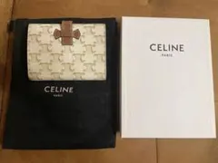 CELINE スモールストラップウォレット　二つ折り財布のサムネイル