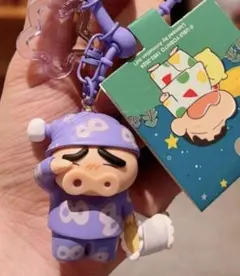 クレヨンしんちゃん キーホルダー ぶりぶりざえもん　豚さんパジャマ