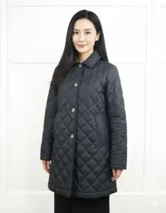 美品 traditional weatherwear キルティングコート