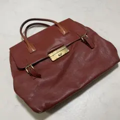 Dolce＆Gabbana 金具ロック チャーム レザー トートバッグのサムネイル
