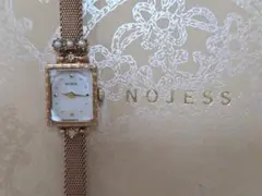 【可動品】　ノジェス　ダイヤ　腕時計　淡水パールチャームつき　貴重のサムネイル
