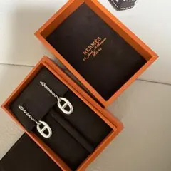 HERMES エルメス シェーヌダンクル ピアス
