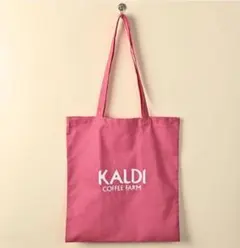 KALDI スモーキーピンクコットンエコバッグ