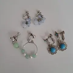 ビーズイヤリング セット