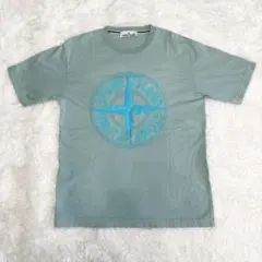 ストーンアイランド ☆ コンパスロゴ ワンポイントTシャツ 真贋鑑定済 