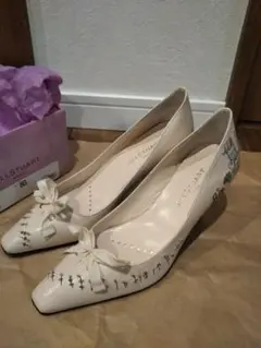 JILLSTUART ジルスチュアート 花刺繍 パンプス 靴　美品 23cm