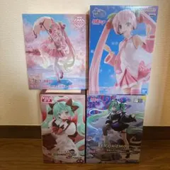 初音ミク チロルチョコ・Punk ・桜ミクなどフィギュア4点セット
