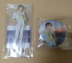 名探偵コナン セガラッキーくじ E賞アクリルスタンド I賞缶バッジ 萩原研二