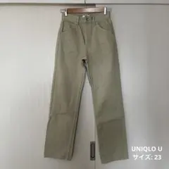 【UNIQLO U】レギュラーフィットストレートハイライズジーンズ