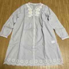 最終お値下げ！！ストライプのワンピース♪M