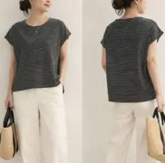sab street ストライプ 半袖Tシャツ　19号