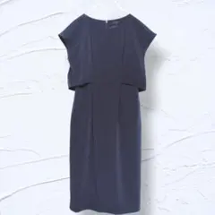 BEAMS HEART ワンピース ネイビー S フォーマルのサムネイル