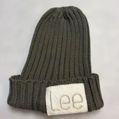 ひ*り様 Lee ニット帽 ビーニー カーキのサムネイル