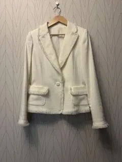ミスアシダレディースジャケット　ホワイトのサムネイル