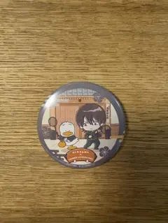銀魂 山崎退 サンリオ あひるのペックル 缶バッジ