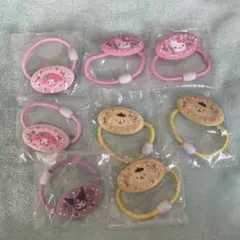 サンリオ　刺繍ヘアゴム