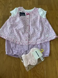 ミキハウス　ロンパース 70