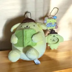 Avail ポムポムプリン マスコットチャーム マジシャン&工事現場風新品