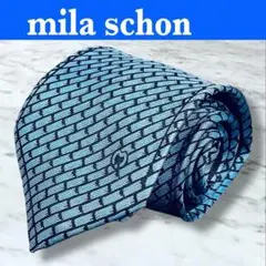 mila schon ミラショーン ブルー ネクタイ 送料無料