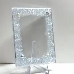 デコ硬質ケース レンジデコ トレカケース ブルー ハンドメイド ④