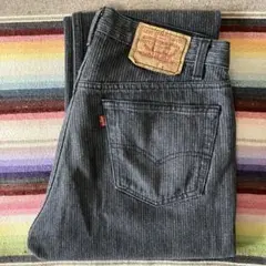 Levi's 501-0619 BLACK STRIPE JEANS先染めUSAのサムネイル